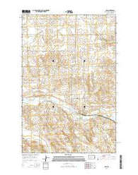 Zap North Dakota Current topographic map, 1:24000 scale, 7.5 X 7.5 Minute, Year 2014