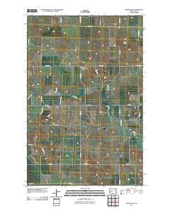 Ziner Butte North Dakota Historical topographic map, 1:24000 scale, 7.5 X 7.5 Minute, Year 2011