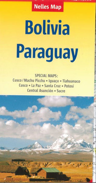 Buy map Bolivia : Paraguay Tourist Map