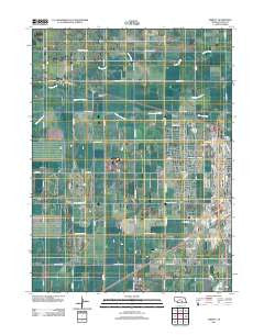 Abbott Nebraska Historical topographic map, 1:24000 scale, 7.5 X 7.5 Minute, Year 2011