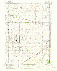 Abbott Nebraska Historical topographic map, 1:24000 scale, 7.5 X 7.5 Minute, Year 1962