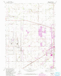 Abbott Nebraska Historical topographic map, 1:24000 scale, 7.5 X 7.5 Minute, Year 1962