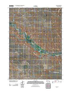 Agate Nebraska Historical topographic map, 1:24000 scale, 7.5 X 7.5 Minute, Year 2011