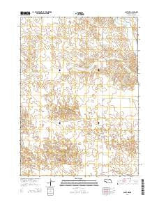 Agate NW Nebraska Current topographic map, 1:24000 scale, 7.5 X 7.5 Minute, Year 2014