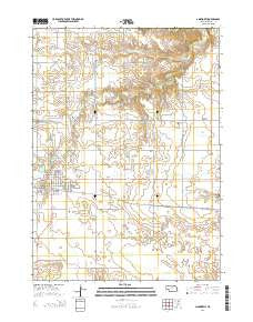 Ainsworth Nebraska Current topographic map, 1:24000 scale, 7.5 X 7.5 Minute, Year 2014