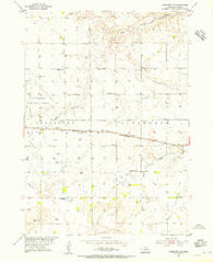 Ainsworth SW Nebraska Historical topographic map, 1:24000 scale, 7.5 X 7.5 Minute, Year 1954