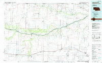 Ainsworth Nebraska Historical topographic map, 1:100000 scale, 30 X 60 Minute, Year 1985