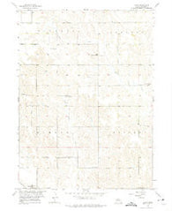 Akron Nebraska Historical topographic map, 1:24000 scale, 7.5 X 7.5 Minute, Year 1954