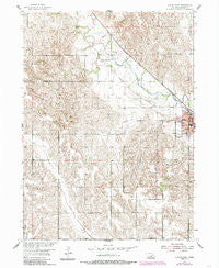 Albion West Nebraska Historical topographic map, 1:24000 scale, 7.5 X 7.5 Minute, Year 1954