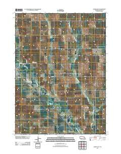 Albion East Nebraska Historical topographic map, 1:24000 scale, 7.5 X 7.5 Minute, Year 2011