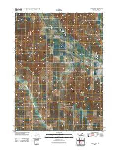 Albion West Nebraska Historical topographic map, 1:24000 scale, 7.5 X 7.5 Minute, Year 2011