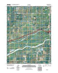 Alda Nebraska Historical topographic map, 1:24000 scale, 7.5 X 7.5 Minute, Year 2011