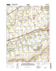 Alda Nebraska Current topographic map, 1:24000 scale, 7.5 X 7.5 Minute, Year 2014
