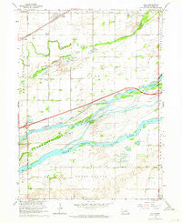 Alda Nebraska Historical topographic map, 1:24000 scale, 7.5 X 7.5 Minute, Year 1962