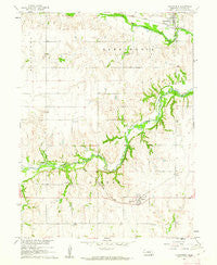 Alexandria Nebraska Historical topographic map, 1:24000 scale, 7.5 X 7.5 Minute, Year 1960