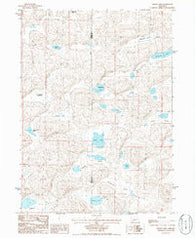 Alkali Lake Nebraska Historical topographic map, 1:24000 scale, 7.5 X 7.5 Minute, Year 1986