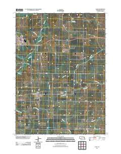 Allen Nebraska Historical topographic map, 1:24000 scale, 7.5 X 7.5 Minute, Year 2011