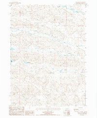 Allen Valley Nebraska Historical topographic map, 1:24000 scale, 7.5 X 7.5 Minute, Year 1987