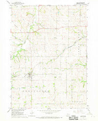 Allen Nebraska Historical topographic map, 1:24000 scale, 7.5 X 7.5 Minute, Year 1967