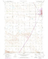 Alliance West Nebraska Historical topographic map, 1:24000 scale, 7.5 X 7.5 Minute, Year 1947