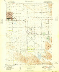 Alliance Nebraska Historical topographic map, 1:24000 scale, 7.5 X 7.5 Minute, Year 1948