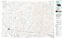 Alliance Nebraska Historical topographic map, 1:100000 scale, 30 X 60 Minute, Year 1985
