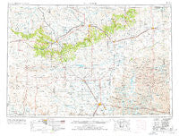 Alliance Nebraska Historical topographic map, 1:250000 scale, 1 X 2 Degree, Year 1955