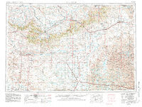 Alliance Nebraska Historical topographic map, 1:250000 scale, 1 X 2 Degree, Year 1955