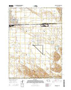 Alliance East Nebraska Current topographic map, 1:24000 scale, 7.5 X 7.5 Minute, Year 2014