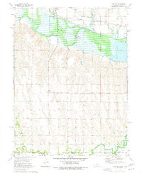 Alma SW Nebraska Historical topographic map, 1:24000 scale, 7.5 X 7.5 Minute, Year 1974