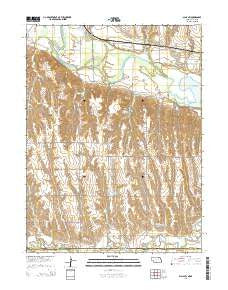 Alma SW Nebraska Current topographic map, 1:24000 scale, 7.5 X 7.5 Minute, Year 2014