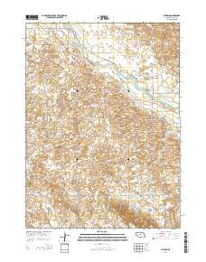 Almeria Nebraska Current topographic map, 1:24000 scale, 7.5 X 7.5 Minute, Year 2014