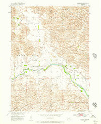 Almeria NW Nebraska Historical topographic map, 1:24000 scale, 7.5 X 7.5 Minute, Year 1952