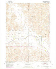 Almeria NW Nebraska Historical topographic map, 1:24000 scale, 7.5 X 7.5 Minute, Year 1952