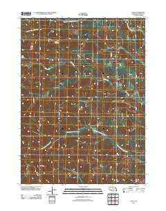 Aloys Nebraska Historical topographic map, 1:24000 scale, 7.5 X 7.5 Minute, Year 2011