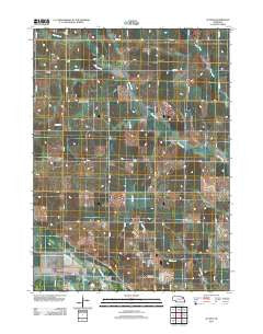 Altona Nebraska Historical topographic map, 1:24000 scale, 7.5 X 7.5 Minute, Year 2011