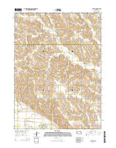 Altona Nebraska Current topographic map, 1:24000 scale, 7.5 X 7.5 Minute, Year 2014