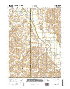 Altona NE Nebraska Current topographic map, 1:24000 scale, 7.5 X 7.5 Minute, Year 2014
