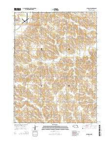 Altona NW Nebraska Current topographic map, 1:24000 scale, 7.5 X 7.5 Minute, Year 2014