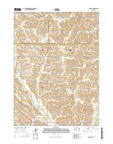 Altona SE Nebraska Current topographic map, 1:24000 scale, 7.5 X 7.5 Minute, Year 2014