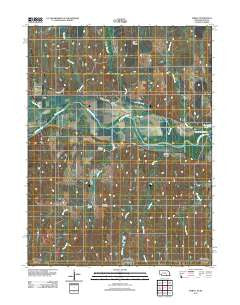 Amboy Nebraska Historical topographic map, 1:24000 scale, 7.5 X 7.5 Minute, Year 2011