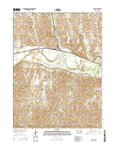 Amboy Nebraska Current topographic map, 1:24000 scale, 7.5 X 7.5 Minute, Year 2014