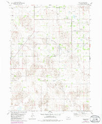 Amelia Nebraska Historical topographic map, 1:24000 scale, 7.5 X 7.5 Minute, Year 1981