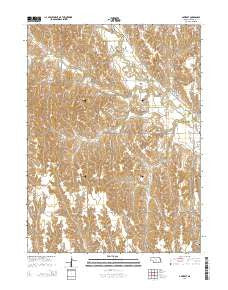 Amherst Nebraska Current topographic map, 1:24000 scale, 7.5 X 7.5 Minute, Year 2014