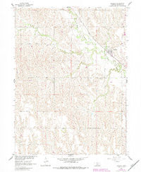 Amherst Nebraska Historical topographic map, 1:24000 scale, 7.5 X 7.5 Minute, Year 1961