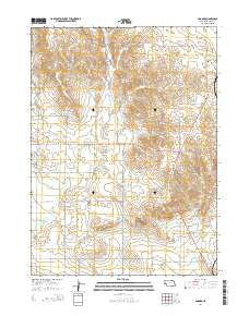 Angora Nebraska Current topographic map, 1:24000 scale, 7.5 X 7.5 Minute, Year 2014