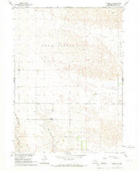 Angora NW Nebraska Historical topographic map, 1:24000 scale, 7.5 X 7.5 Minute, Year 1965