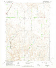 Angora SE Nebraska Historical topographic map, 1:24000 scale, 7.5 X 7.5 Minute, Year 1965