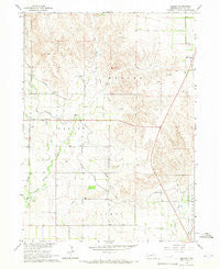 Angora Nebraska Historical topographic map, 1:24000 scale, 7.5 X 7.5 Minute, Year 1965