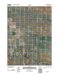 Angora NW Nebraska Historical topographic map, 1:24000 scale, 7.5 X 7.5 Minute, Year 2011
